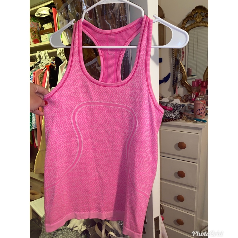 LULULEMON NEON PINK SWIFTLY TANK TOP